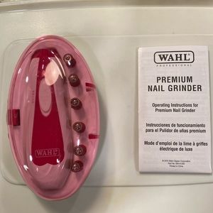 Wahl Premium Nail grinder for dogs.  6 sanding bands.  Storage case. Never used